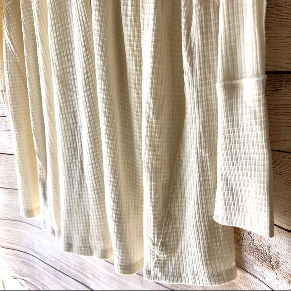 Free People Citrine Thermal Henley Top NWT - Picture 5 of 8